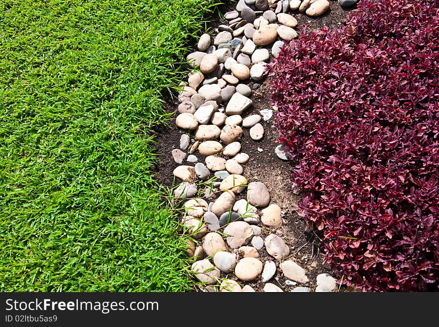 Beautiful Green Grass and Stone Background. Beautiful Green Grass and Stone Background