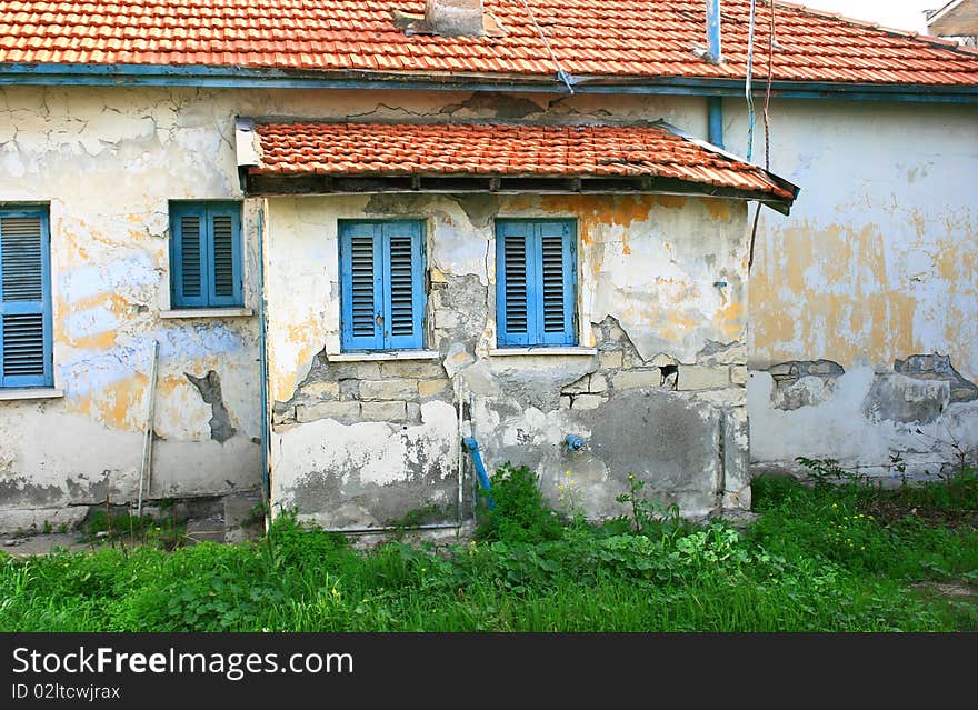 Old house in Limassol, Cyprus.