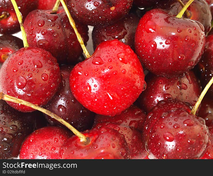 Cherries Close Up