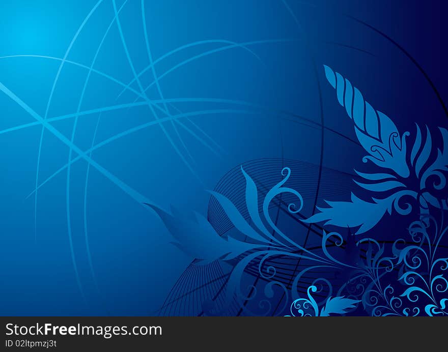 Blue color background design for any occasion. Blue color background design for any occasion