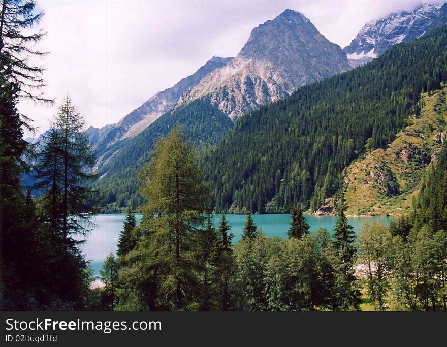 Lake Braies in northern Italy