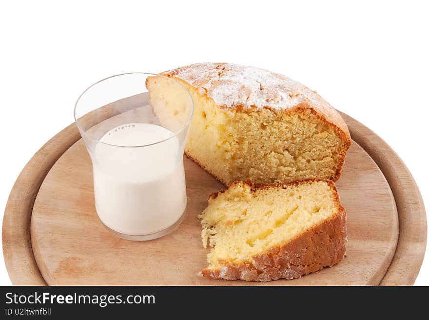 Milk and cake