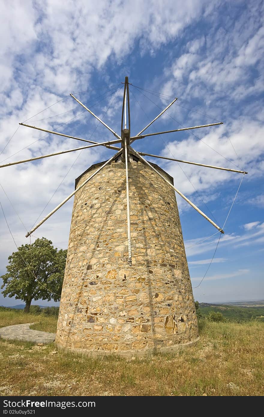 Traditional windmill