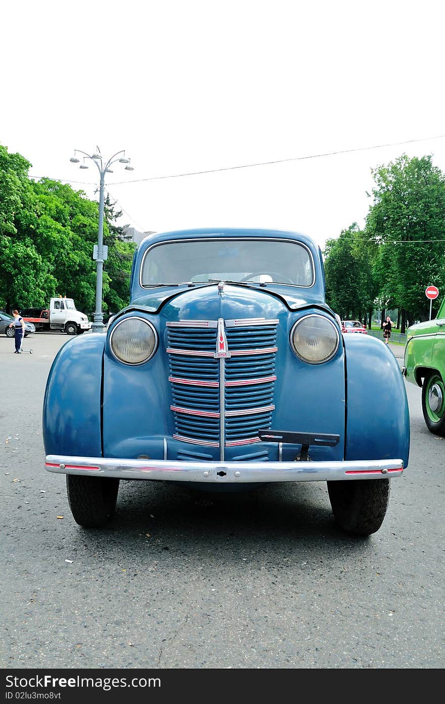 Vintage cars on the street