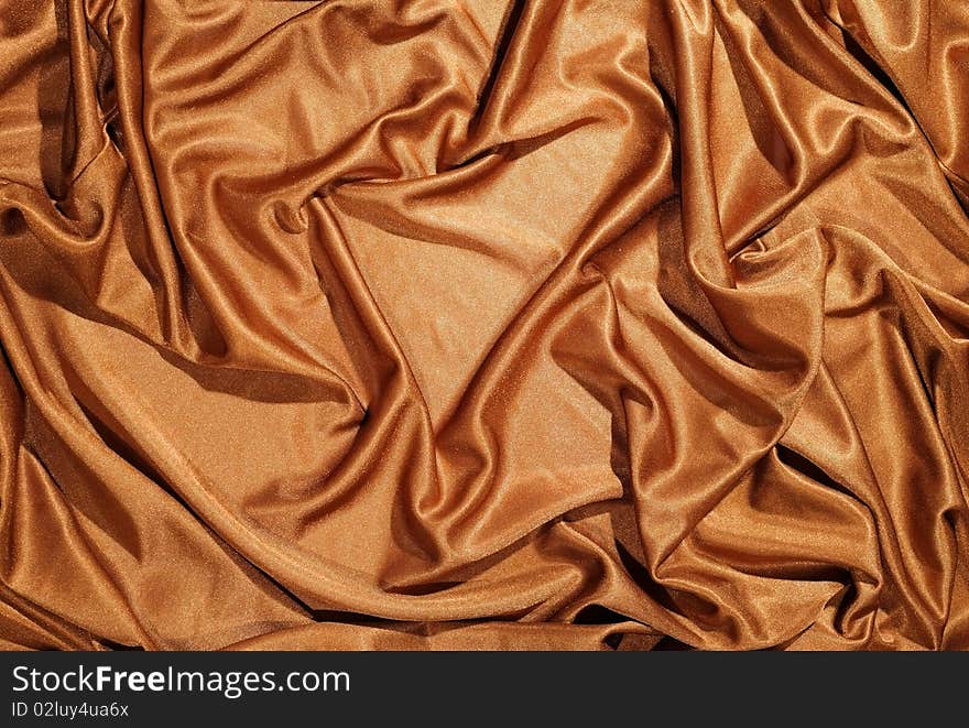 Cloth background in golden color