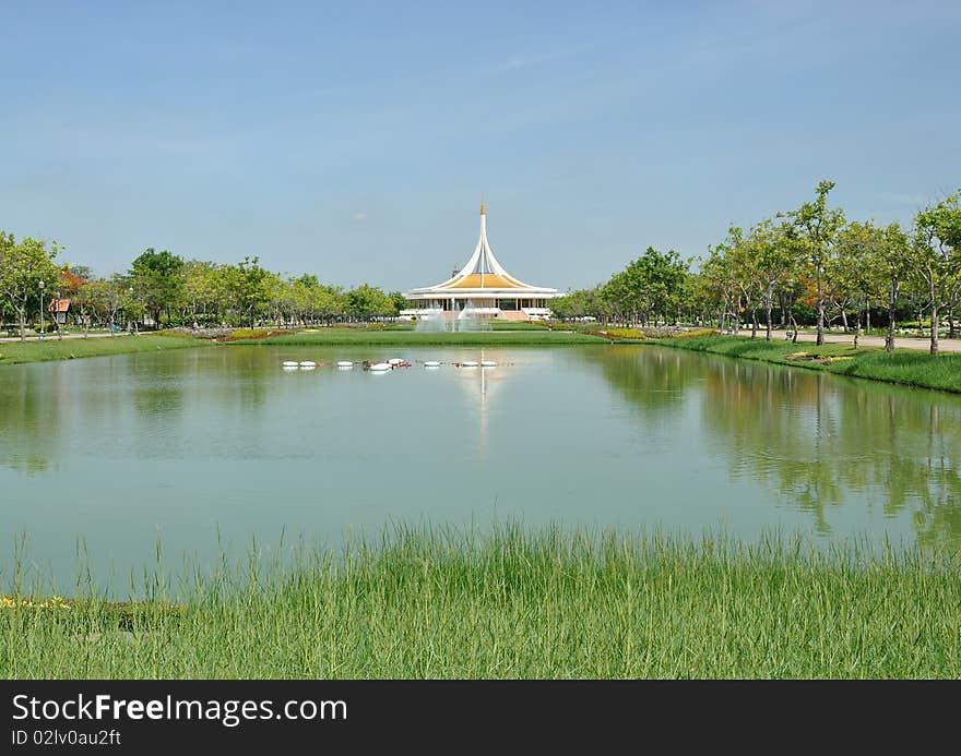 Royal garden at bangkok thailand