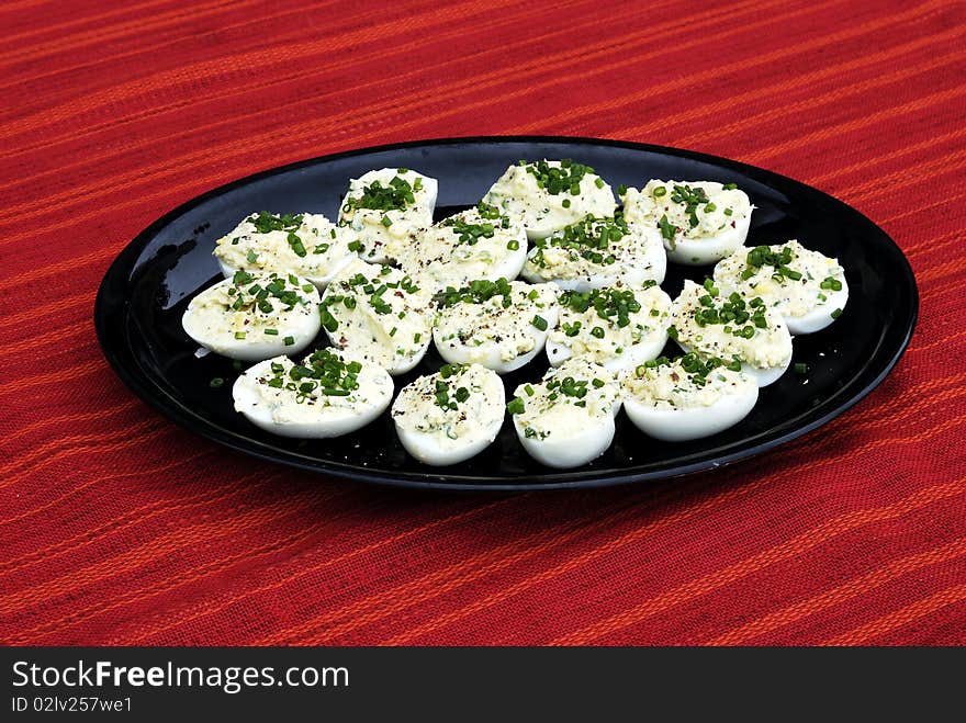 Stuffed eggs