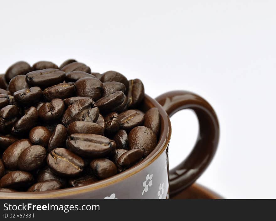 Coffee Beans In Cup