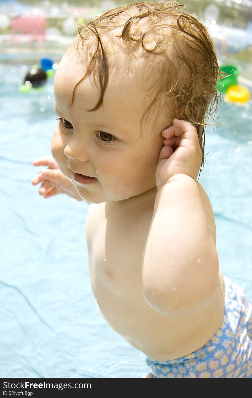 Bathing Of The Child