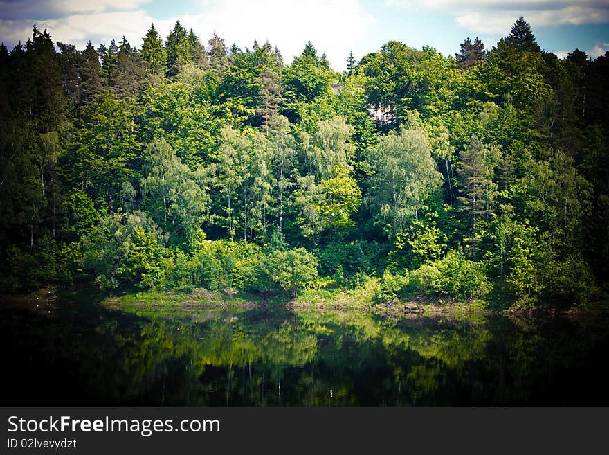 Landscape in Southern Poland