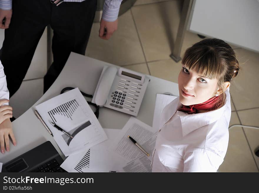 Young Charming Businesswoman