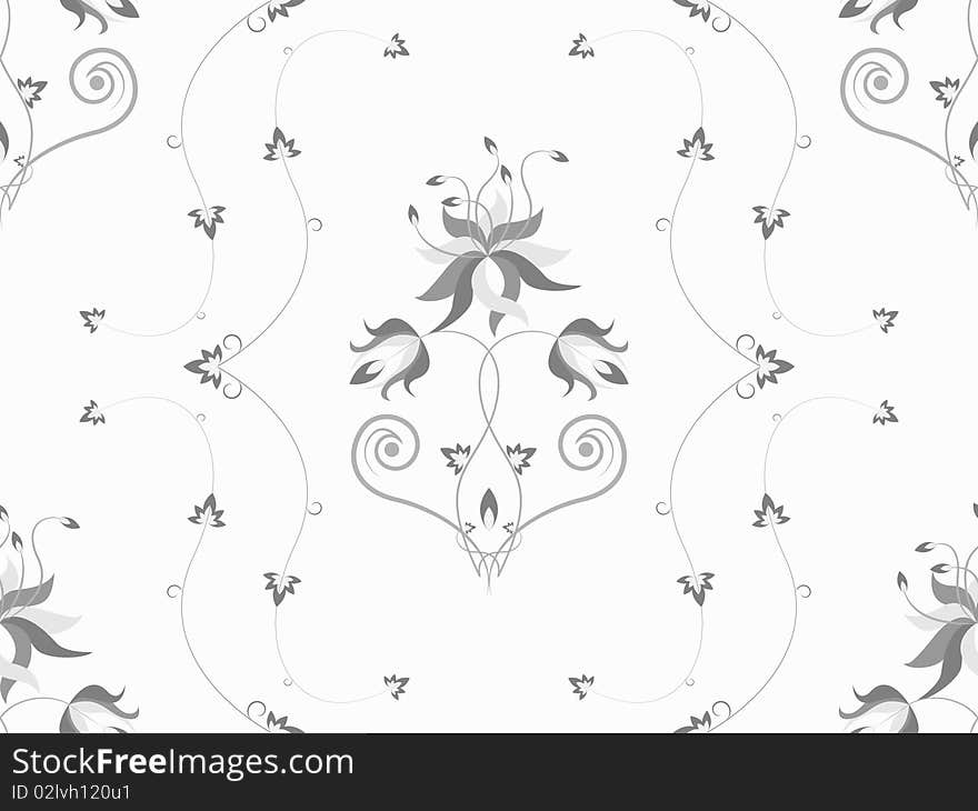 Seamless floral pattern. Can be used as background