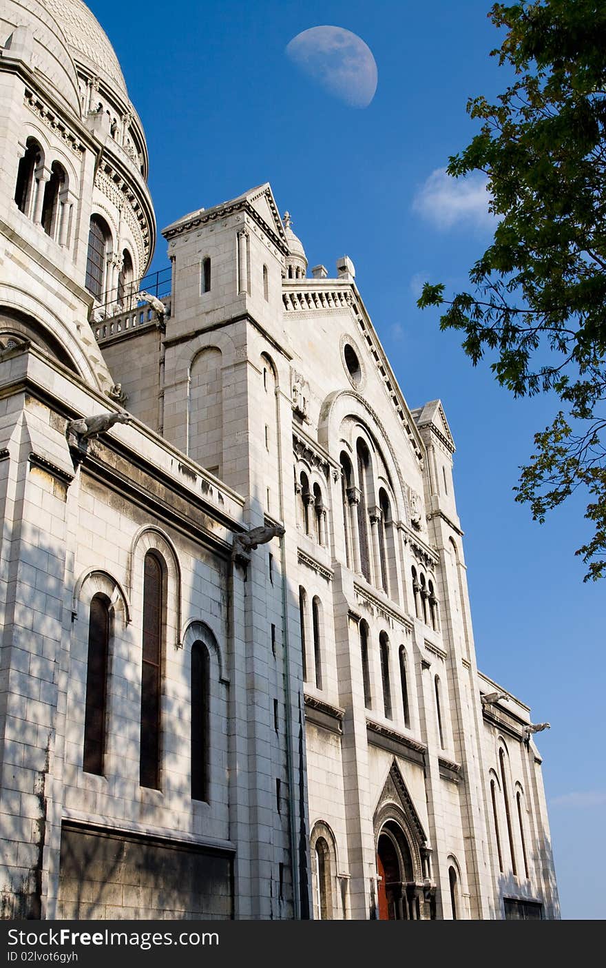 The famous Basilique of Sacre Coeur, Montmartre, Paris, France