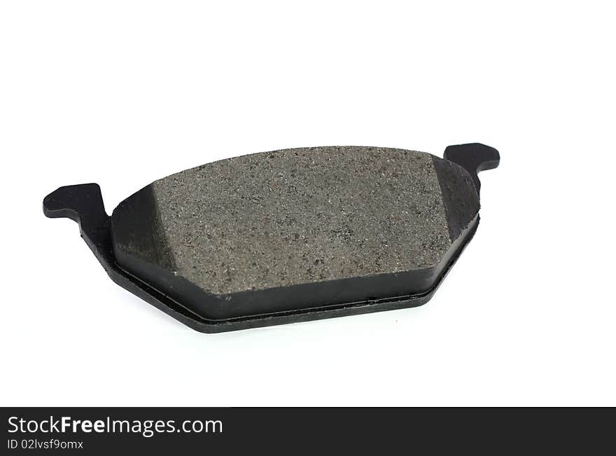 Isolated Black Disc Brake Pad. Isolated Black Disc Brake Pad