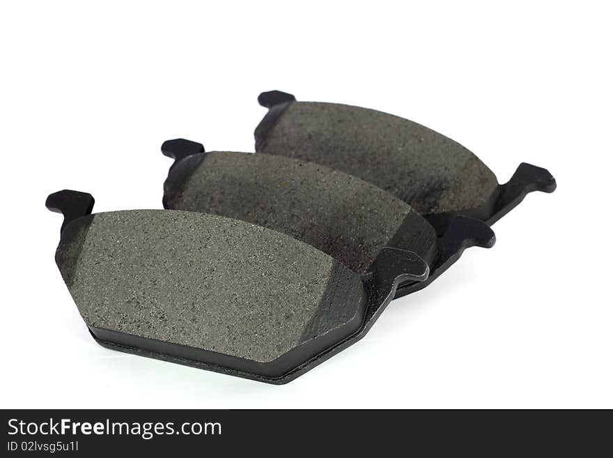 Three Isolated Disc Brake Pads