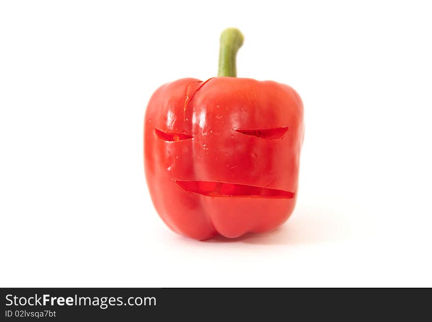 Angry bell pepper