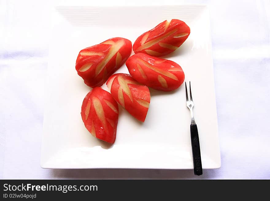 Fruit carving