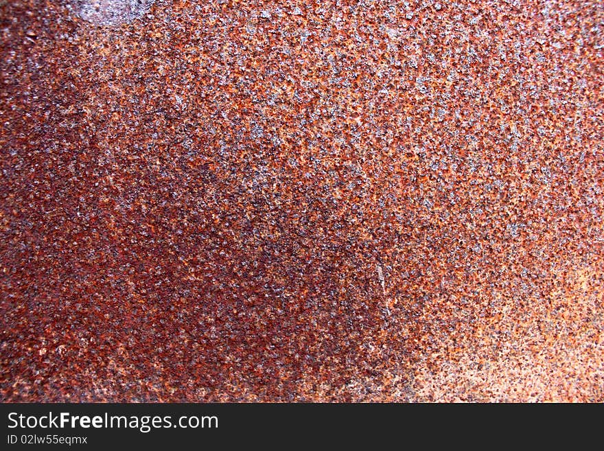 Rusted metal close up view, can be used as texture and background