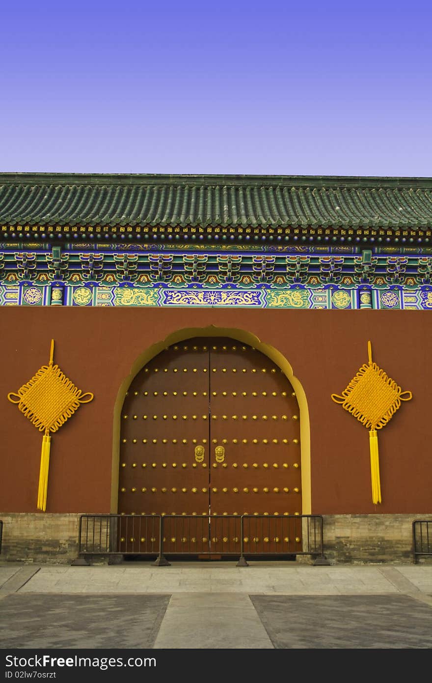 Temple of Heaven at Beijing city, China.