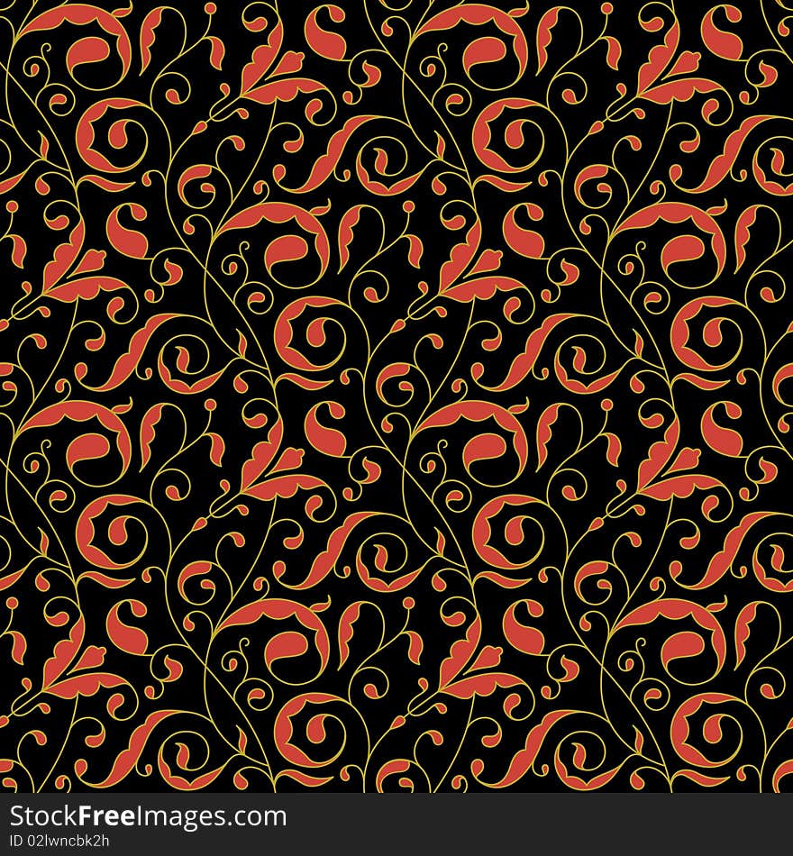 Seamless russia floral flower background. Seamless russia floral flower background