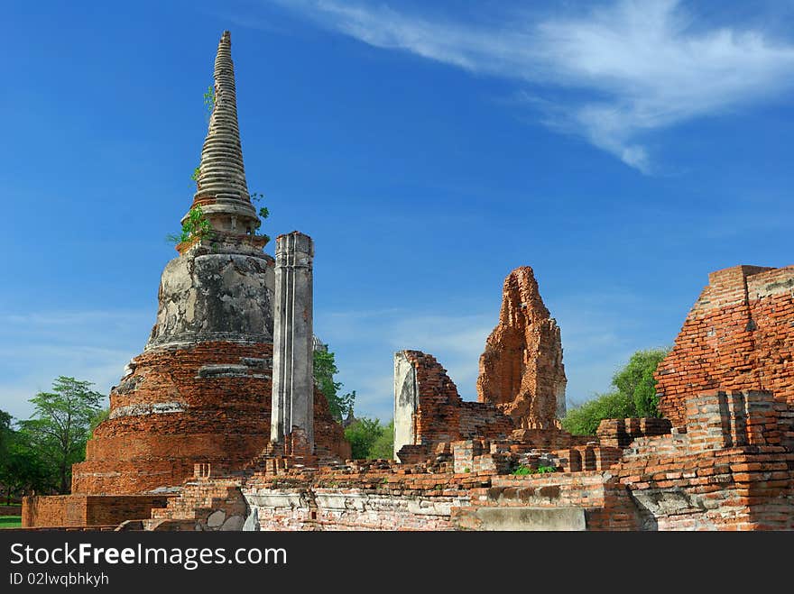 Mahatad Temple Ayuttaya Thailand