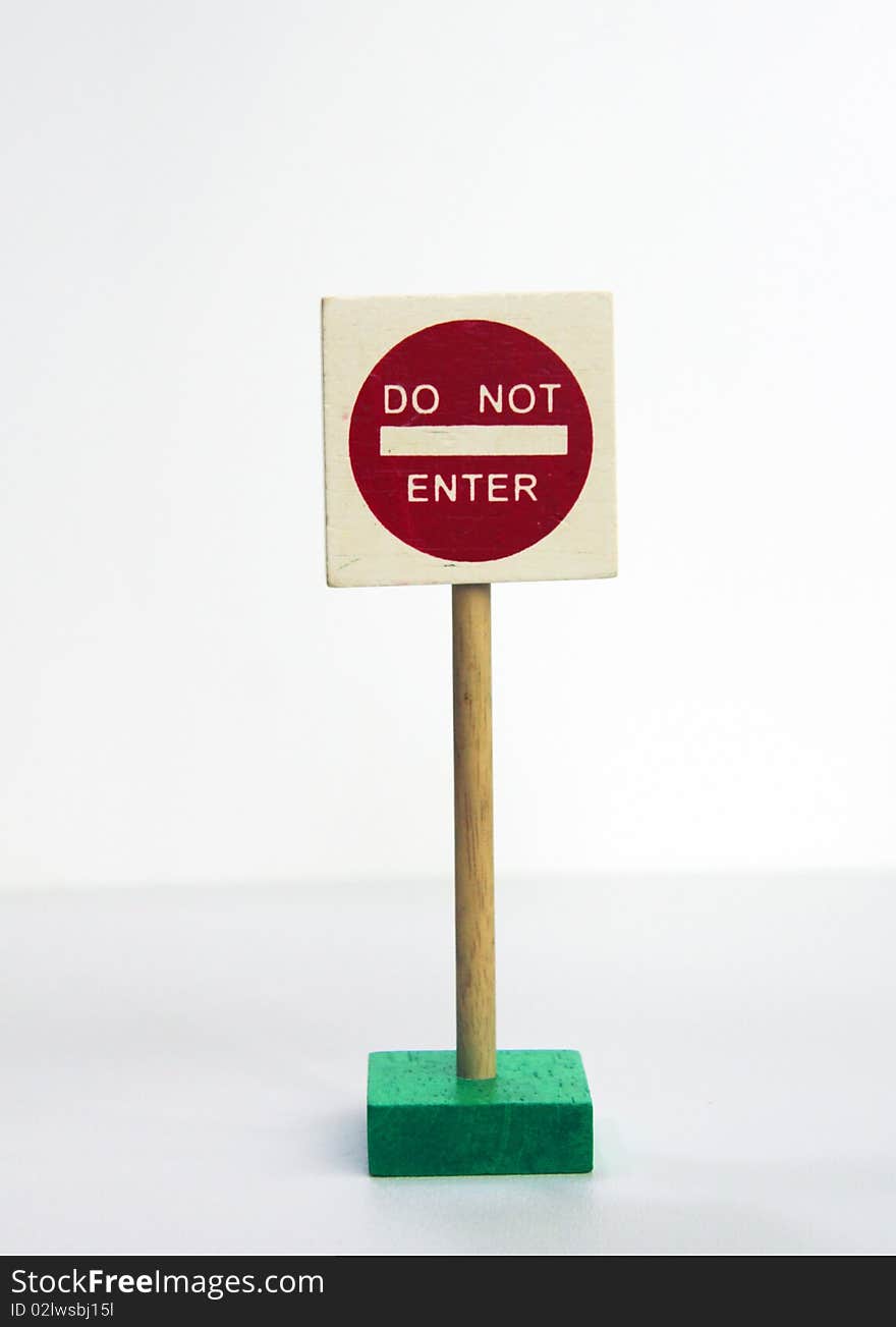 A red and white Do Not Enter sign isolated on a white background.