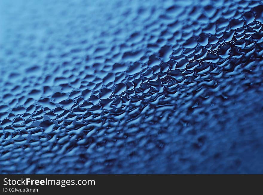 Water drops on a window