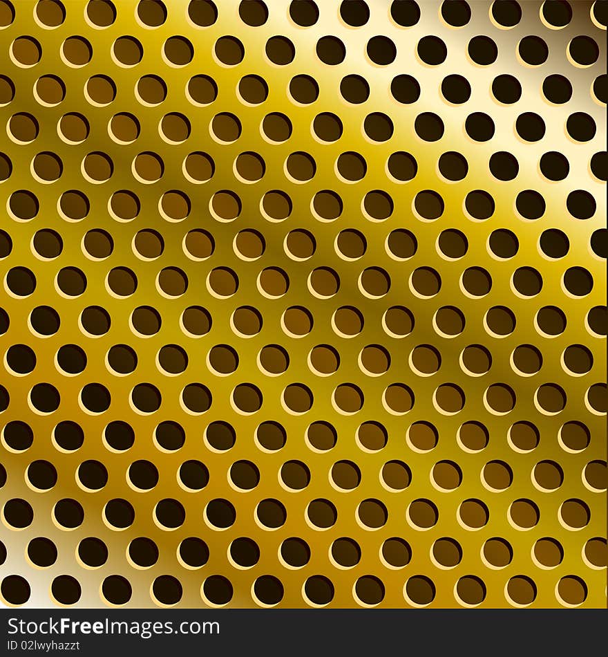 Metal Golden Background