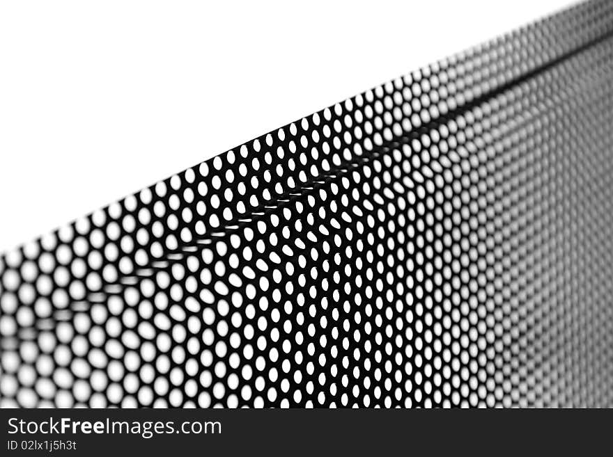 Metal mesh texture with light