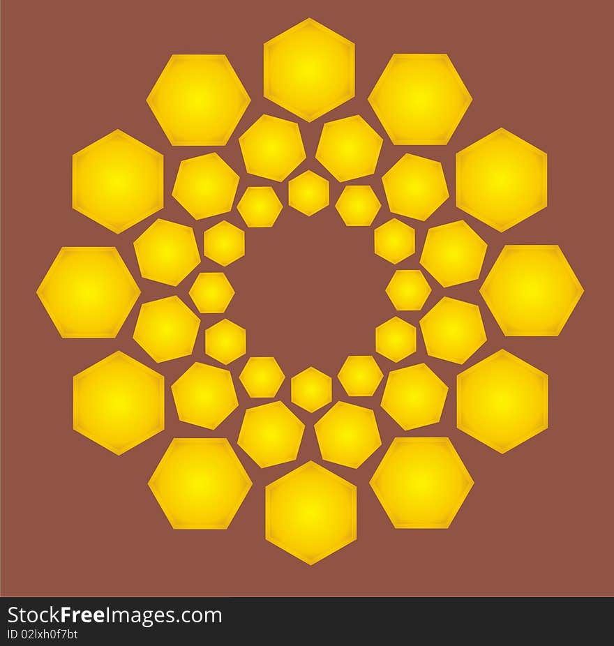 Geometric honeycomb pattern graphic design. Geometric honeycomb pattern graphic design