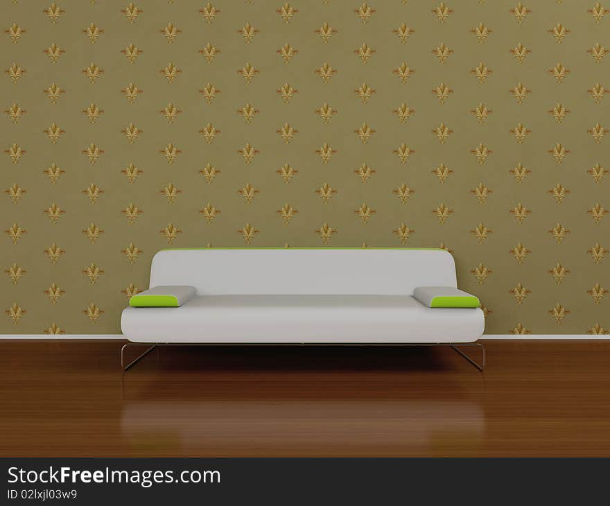 Sofa in room