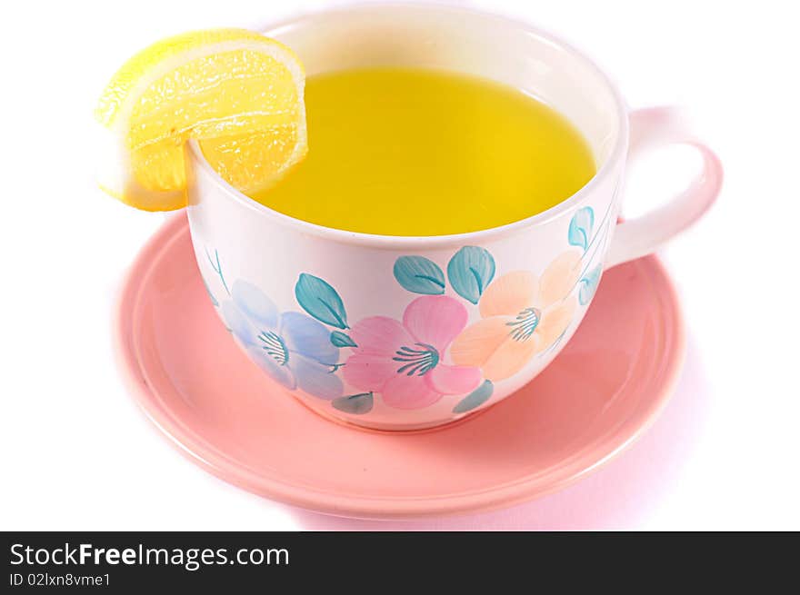 Cup of tea with lemon. Cup of tea with lemon