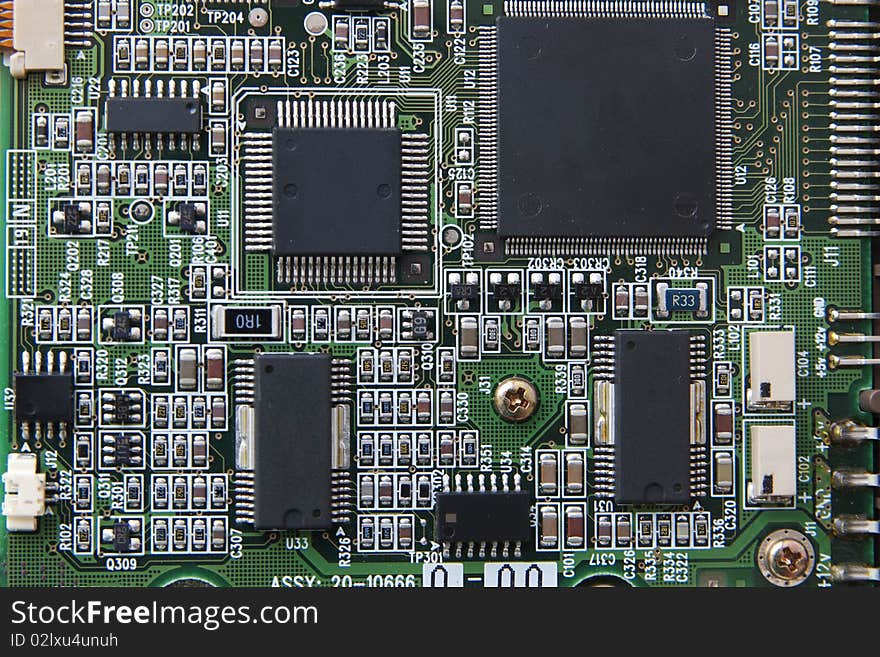 Electronic Circuit Microchip