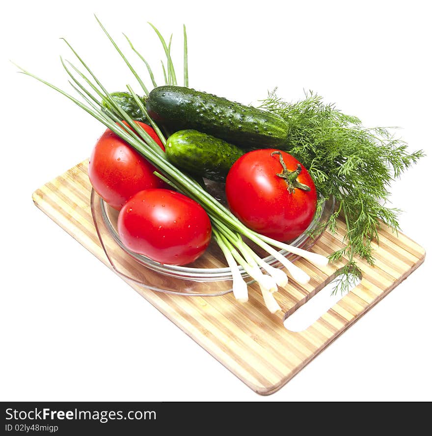 Cucumber And Tomatoes