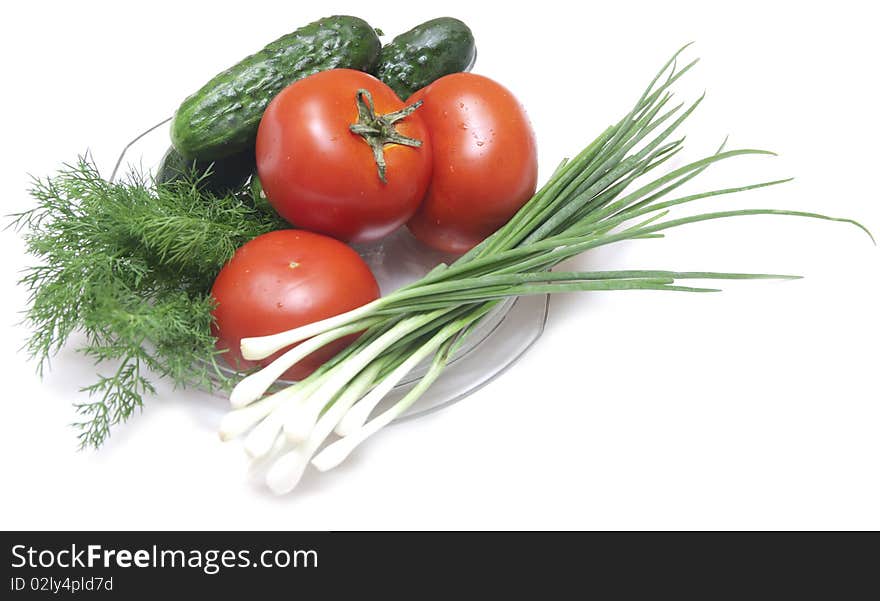 Tomatoes And Cucumbers