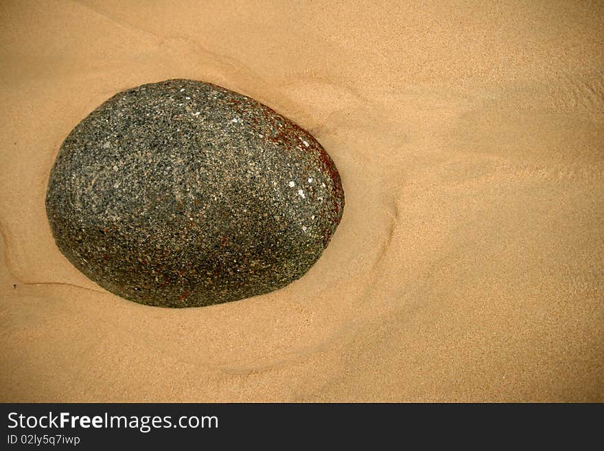 Stone in Beach