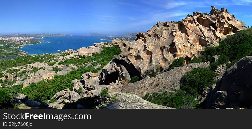 Coast in Sardinia