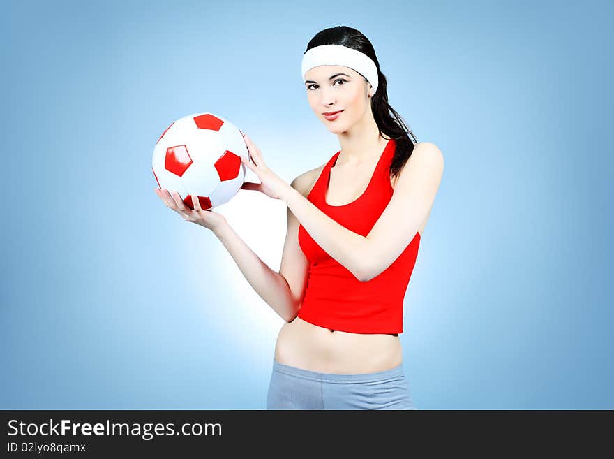 Shot of a sporty young woman. Active lifestyle, wellness, sport. Shot of a sporty young woman. Active lifestyle, wellness, sport.