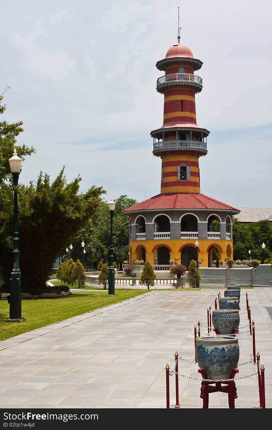 Ho Withun Thasana inside, Bang Pa-in Palace