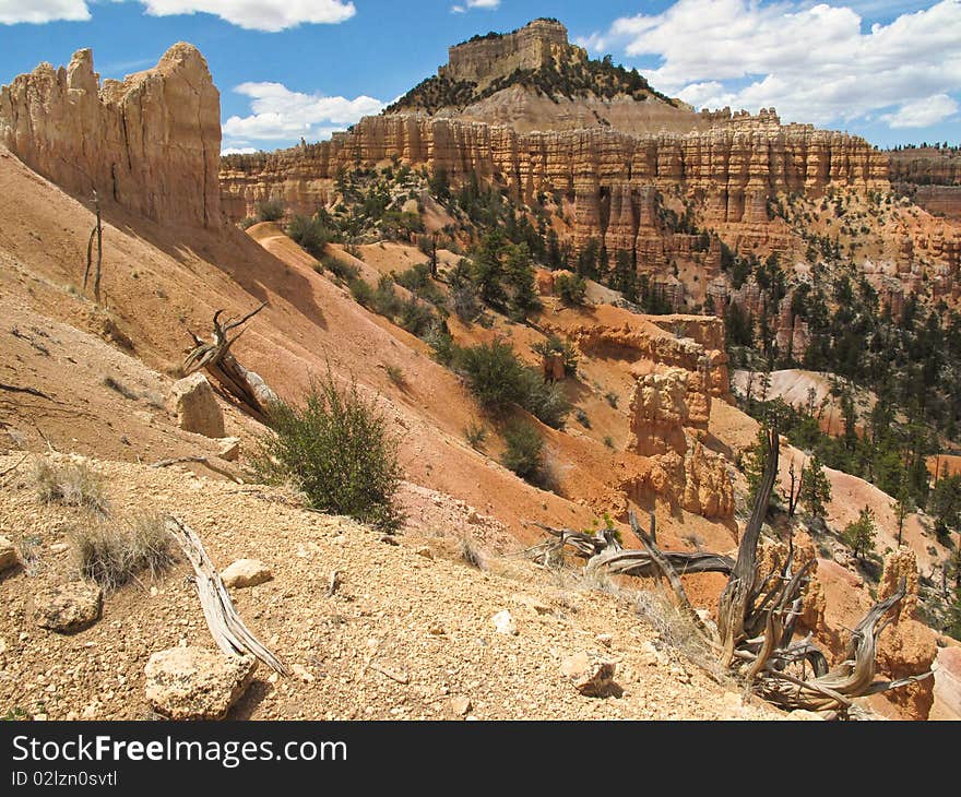 Views inside Bryce Canyon National Park. Views inside Bryce Canyon National Park