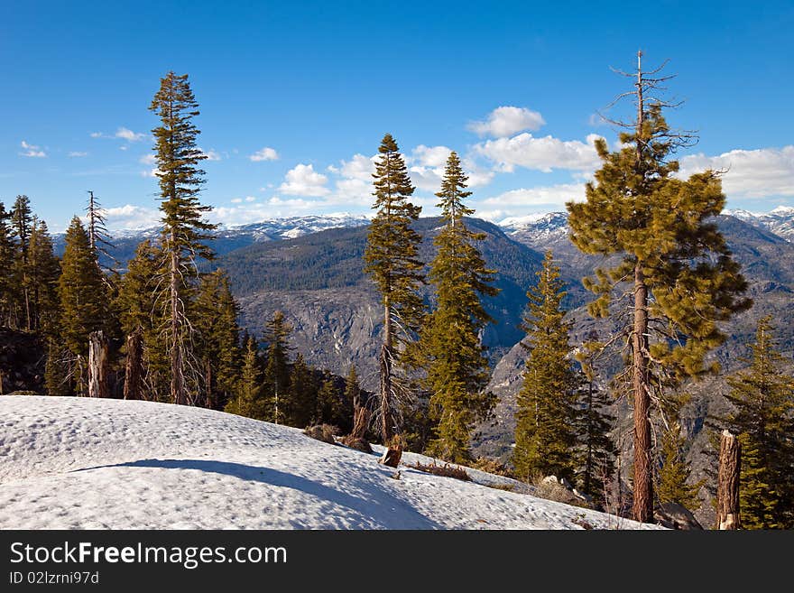 Mountains in Yosemite