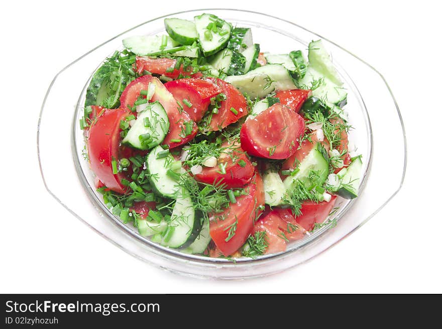 Salad made of fresh tomatoes