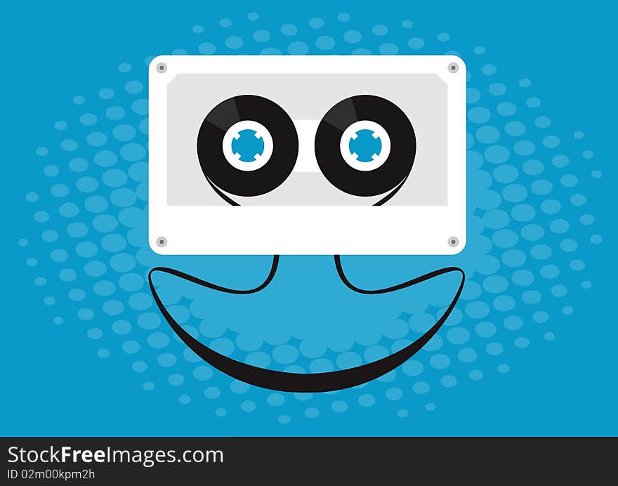 Cassette smiling