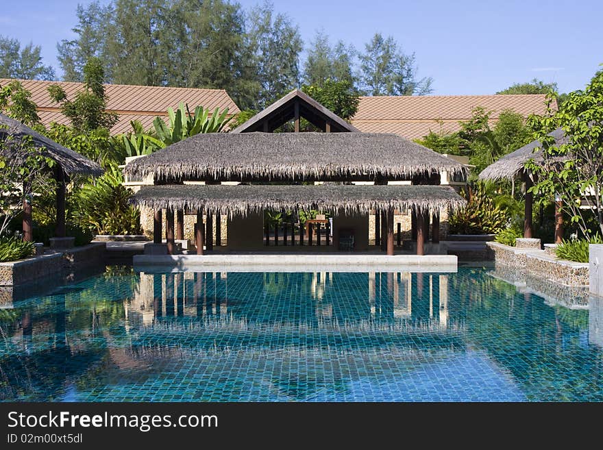 Swimming pool in island of Koh Chang.Thailand. Swimming pool in island of Koh Chang.Thailand.