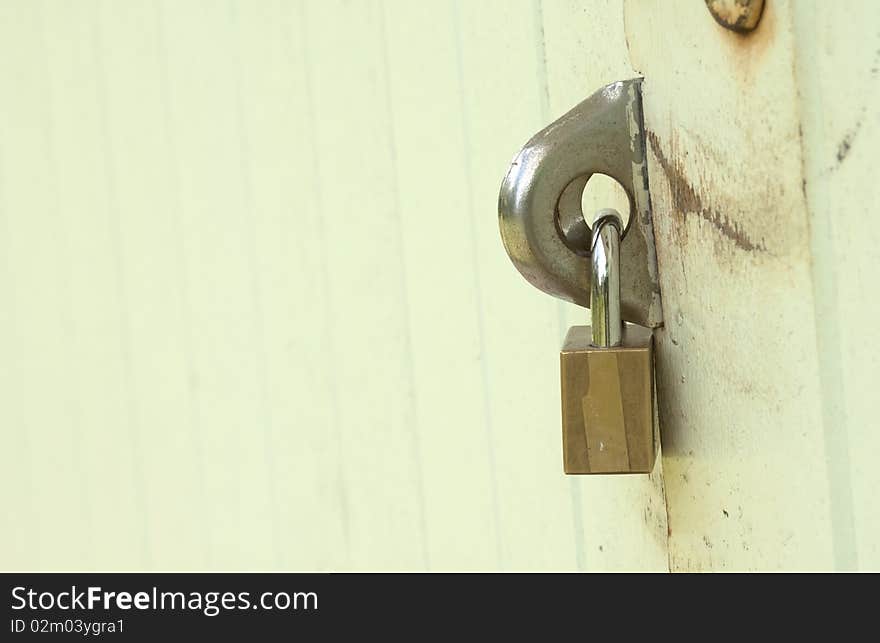 Yellow key door lock,Key