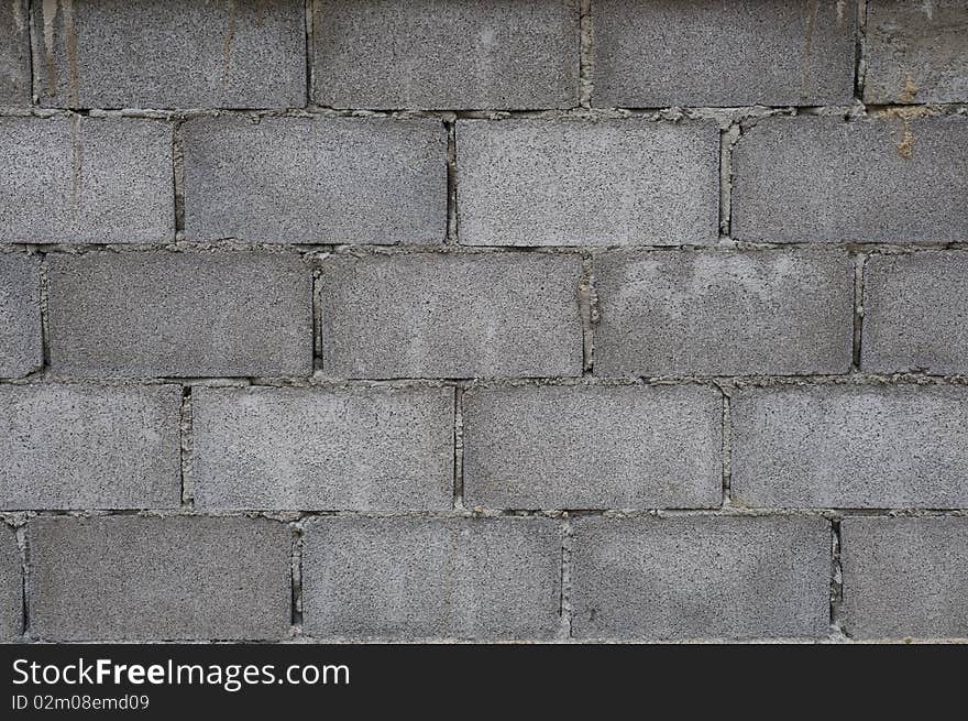 Close-up of bricks on old wall. Close-up of bricks on old wall