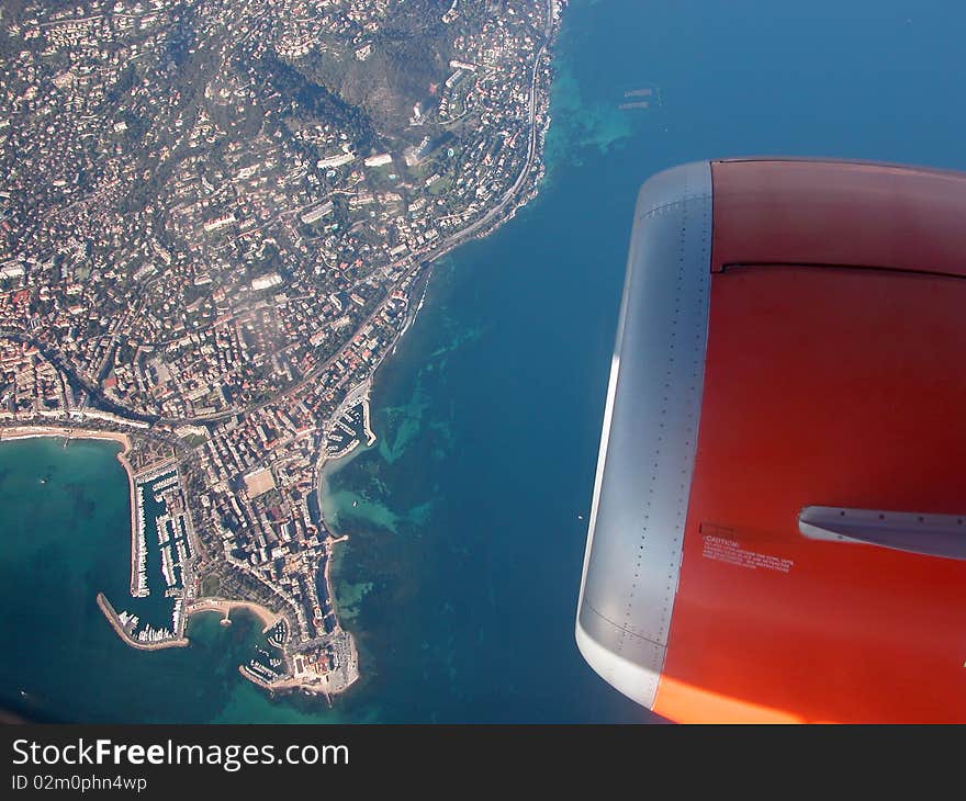 Aerial View Of Cote Dâ€™Azur