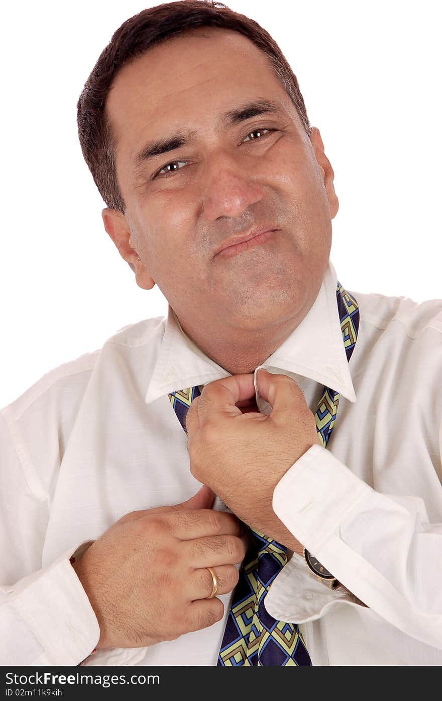 Businessman ready for office photo click in studio