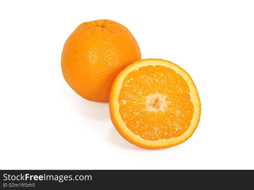 Orange isolated on white background