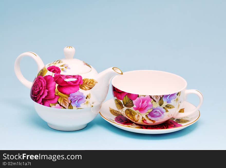 With Chinese characteristics, peony teapot.